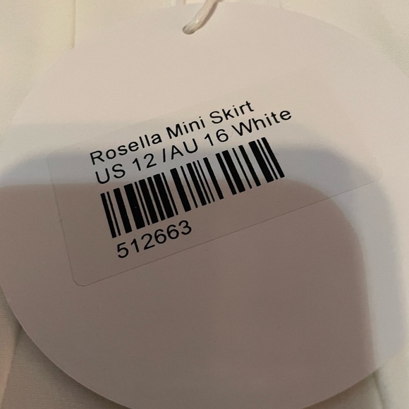 polly princess ROSELLA MINI SKIRT white - Picture 3 of 11